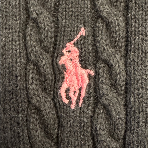 Polo by Ralph Lauren Girls’ Cable Knit Cardigan, sz 5 - Picture 3 of 8